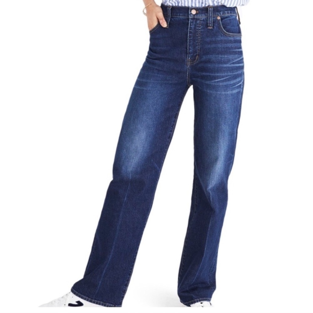 Madewell High Waist Dorset Wash Jeans